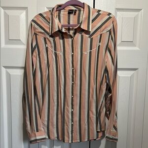 Cruel Striped Snap Shirt